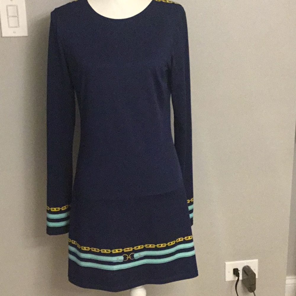 Blue dress by Julie Brown M